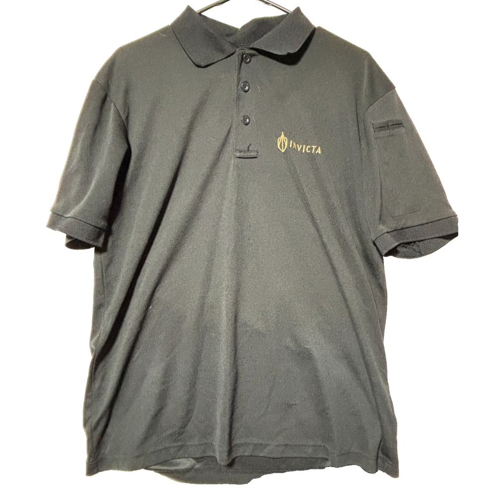 Propper Tactical Polo Shirt Men's MED Black Short Sleeve Uniform Style INVICTA